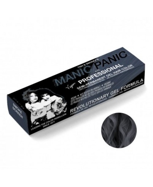Vopsea de par Manic Panic argintie Professional Gel - Smoke Screen