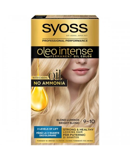 Vopsea de par Syoss Oleo Intense 9-10 Blond Luminos